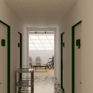 Plafond acoustique couloir ADN – ALTO Plafond acoustique couloir ADN – ALTO